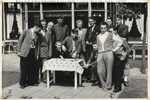 Jeugdkampioenschap van Nederland 1955 met o.a. Willy Okrogelnik en Piet Moerenhout